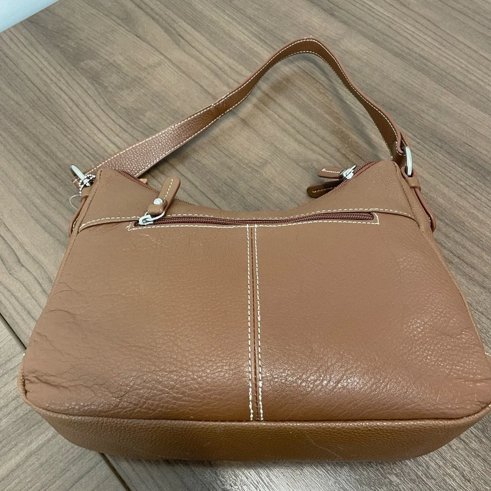 NWOT Croft & Barrow Brown Leather Shoulder Bag